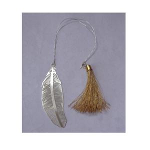 ที่คั่นหนังสือใบไม้ทองเหลืองพร้อม tessle Page MARKER ของขวัญสำหรับคนรักหนังสือนักเรียนชายหญิง - Product Image 2