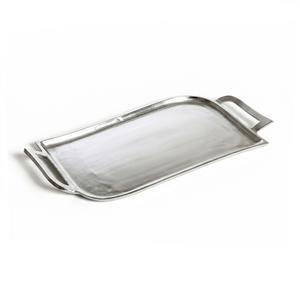 Bandeja Rectangular Dorada de Alta Calidad con Bordes en Relieve, Plato Decorativo de Metal Antiguo Resistente para el Hogar y Restaurantes - Product Image 2