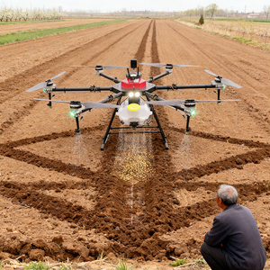 โดรนพ่นยาทางการเกษตรแบบ 6 แกน ขนาดใหญ่ 16 ลิตร รองรับน้ำหนัก 32 กิโลกรัม ความเร็วขึ้นบิน 15 เมตร/วินาที โหมด GPS ATTI เพื่อการพ่นยาพืชผลที่มีประสิทธิภาพสูง - Product Image 3