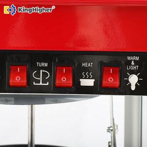 ماكينة صنع الفشار الكهربائية التجارية الاحترافية 8 أونصة بالهواء الساخن، آلة أوتوماتيكية لإعداد الفشار للمناسبات والسينما والحفلات - Product Image 3