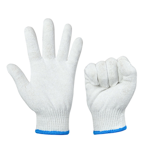 Guantes Industriales de Algodón con Forro de Poliéster Blanco, Color Personalizado, Lavables, Multifuncionales y Resistentes a Cortes - Product Image 3