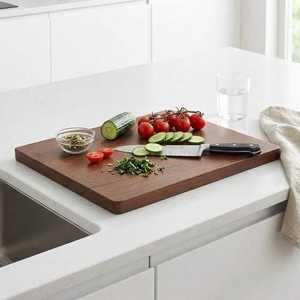 Handmade Custom Wooden Rectangular Shape Polished Eco-Friendly Chopping Blocks <b>Butcher</b> Board With Universal Overseas INDIA - Product Image 1