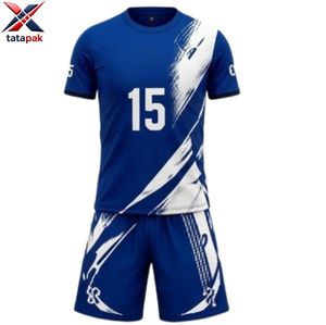 Nuevos Conjuntos de Camisetas de Fútbol para Clubes y Academias, Uniforme de Fútbol para Hombre, Kits de Fútbol para Adultos, Impresión Personalizada por Transferencia de Calor, 100% Poliéster - Product Image 4