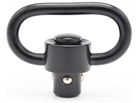 Attache de sangle pivotante à bouton-poussoir 1,25'' robuste à dégagement rapide, noire