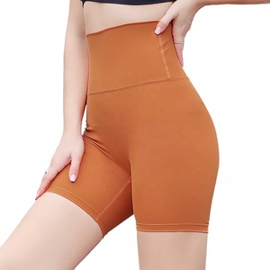 JAYCAN SPORTS Apparel Wholesale Custom <b>Women</b> Bamboo Spandex Cotton Black White Yoga <b>Shorts</b> High Waist <b>Biker</b> <b>Shorts</b> - Product Image 3
