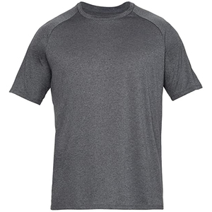 เสื้อยืดคอกลมแขนสั้นผู้ชายผ้าฝ้ายแท้ 100% สกรีนโลโก้ด้านหน้าสองสี แบบ OEM สั่งทำได้ ระบายอากาศ แห้งเร็ว เหมาะสำหรับออกกำลังกาย - Product Image 6