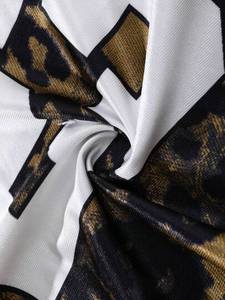 Camiseta Deportiva Extra Grande con Estampado de Leopardo 23, Unisex, Malla Transpirable, Estilo Universitario, Ropa Urbana, Personalizable para Equipos - Product Image 3