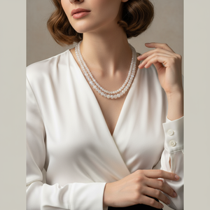 Collar de cuentas de piedra lunar arcoíris brillante para mujer - Ideal para bodas y ocasiones de regalo - Product Image 4