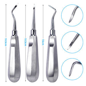 Élévateurs dentaires de qualité supérieure pour chirurgie dentaire, modèle Bernard Spade, à pointe concave et courbée, en acier inoxydable, instrument dentaire - Product Image 3