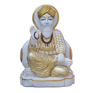 Estatua de Mármol de Guru Nanak Dev Ji |   Murti de Mármol Guru Nanak Hecho a Mano para el Hogar y el Gurudwara - Product Image 1