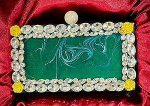 Stylish Resin Clutch Handcrafted Designer Resin Clutch <b>Bag</b> Woman Unique Stylish Fashionable Purse Clutches BY MULTI CRAFT - Product Image 5