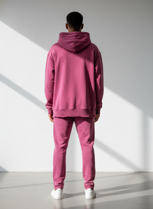 Sudadera con Capucha para Hombre, Estilo Desgastado, 100% Algodón, Felpa Francesa de 450 g/m², Lavado Ácido con Efecto Descolorido por el Sol, Personalizada, Estilo Urbano, OEM - Product Image 2