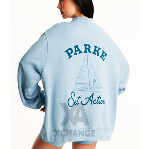 <b>Women</b>’s Oversized <b>Turtleneck</b> Sweatshirt Casual Winter Pullover Cotton Fleece Long Sleeve College Streetwear <b>Top</b> with Custom - Product Image 3