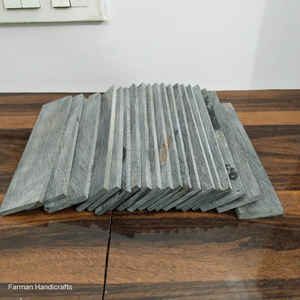 Écailles de corne de buffle noires modernes écologiques artisanales de 20 cm de long pour manches de couteaux à prix de gros - Product Image 5