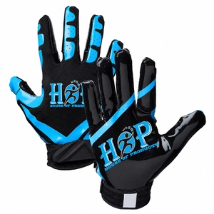 Custom Football Receiver Gloves | Sticky Grip Wide Receiver Gloves USA Receiver Gloves for Football - Product Image 3