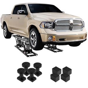 Sollevatore per Auto Portatile in Acciaio al Carbonio ad Alta Resistenza con Capacità di 7.000 LBS, Piastre Allungate e Altezza Massima di 26,8'' - Product Image 1