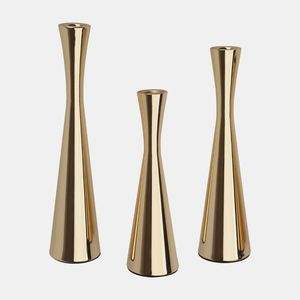 Modern Metal Candle Holder With <b>Silver</b> Finished Detailing Suitable For Residential Decorative Settings - Product Image 4