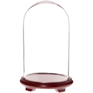 Cloche en verre ronde avec base en rotin, artisanale, pour la conservation de la fraîcheur, récipient de stockage alimentaire, utilisation en cuisine, design rétro - Product Image 2