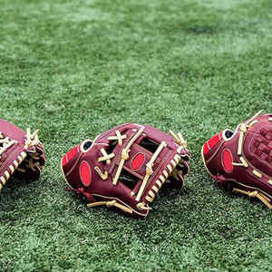 Guantes de Softbol Personalizados al por Mayor, Guantes Profesionales de Béisbol de Cuero Vacuno de Alta Calidad - Product Image 6