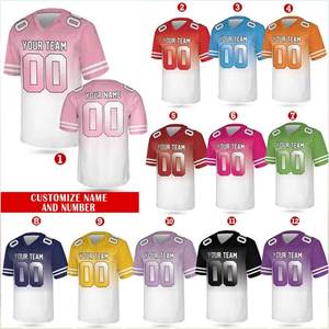 Maillots de football américain personnalisés de qualité export, en mélange Spandex/Coton antibactérien, unisexes, pour équipes professionnelles - Product Image 4