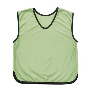 Chaleco Deportivo de Malla Naranja Unisex, Sin Mangas, Cuello en V, Transpirable, de Poliéster, para Adultos, Todas las Temporadas, Corte Regular - Product Image 2