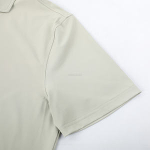 เสื้อโปโลแนวธุรกิจสำหรับผู้ชายเสื้อยืดเทนนิสวัยกลางคนเสื้อพลัสไซส์ผ้าไนล่อนปักปกแขนสั้นกระดุมเทอร์รี่ - Product Image 3