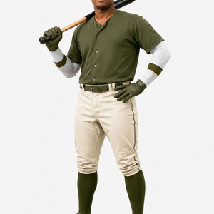 Long Lasting Use Baseball Uniform Multiple Pockets Stretchable Soft Touch Amazing Product Baseball Uniform For Men's - Product Image 2