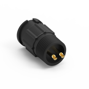 B Size 2PIN Molded with Cable IP67 Waterproof Brass Contact 5A Industrial Use <b>Connector</b> - Product Image 2