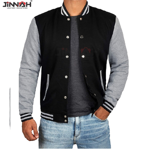 เสื้อแจ็คเก็ตวาร์ซิตี้แบบยาวสำหรับผู้ชาย ดีไซน์สั่งทำได้ คุณภาพสูง แฟชั่นล่าสุด ราคาสมเหตุสมผล เสื้อผ้าลำลอง ราคาถูก - Product Image 6