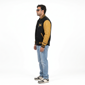 Veste universitaire en laine et cuir de qualité supérieure pour homme, style techwear, avec broderie personnalisée, disponible du XS au 3XL, directement de Sialkot - Product Image 3
