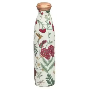 Base Blanca con Combinación de Color Rojo de Flores y Hojas, Patrón de Impresión Único, Compre Directamente del Proveedor Indio a Precio de Mayoreo - Product Image 1