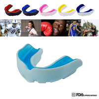 Protège-dents pour adultes et enfants, garçons, double couleur, protection ergonomique pour les sports de combat, MMA, boxe, rugby, kickboxing, taekwondo, softball