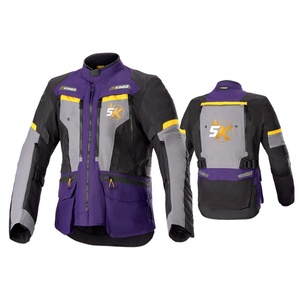 Chaquetas de Motociclismo para Carretera y Todoterreno, Impermeables, Resistentes al Viento, Protección para las Cuatro Estaciones, 100% Poliéster, Ropa de Motociclista - Product Image 1
