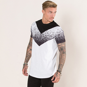 T-shirt graphique personnalisé vintage streetwear pour homme, grande taille, épaules tombantes, en jersey de coton respirant, design en gros - Product Image 5