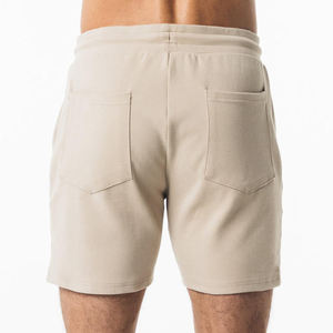 กางเกงขายส่งสั่งทำพิเศษ ระบายอากาศได้ดี เป็นมิตรกับสิ่งแวดล้อม ผ้าถักยืดหยุ่นสูง เอวกลาง ผ้าฝ้าย 100% ย้อมสีพื้น ความยาวระดับเข่า สำหรับผู้ชาย สไตล์สมาร์ท - Product Image 3