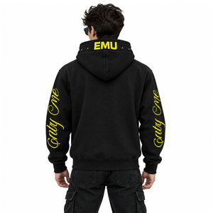 Nouveau Hoodie Homme en Tissu Original Pur, Séchage Rapide, Manches Longues, Basique, Mélange de Coton - Product Image 4