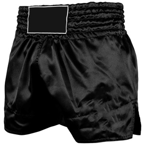 Pantalones Cortos de Boxeo Elite con Logotipo Personalizado del Equipo, Pantalones Cortos de Satén de Secado Rápido y Transpirables para Combates de Campeonato - Product Image 3