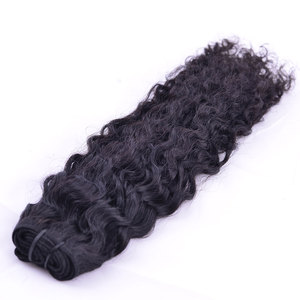 Extensiones de Cabello Humano Rizado Natural Indio Tyagi, Cierre Frontal Doble de 5x5, Cabello Rizado a Máquina, 100% Remy Original - Product Image 1