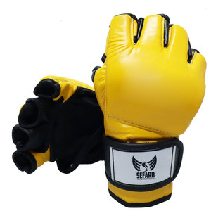 ถุงมือ MMA ออกแบบและสีตามสั่ง ผลิตในปากีสถาน ถุงมือ MMA สำหรับกิจกรรมกลางแจ้ง คุณภาพพรีเมียม - Product Image 1