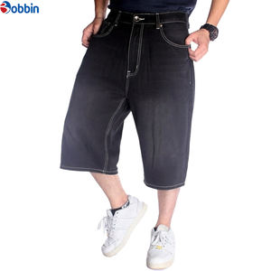 กางเกงขาสั้นผ้ายีนส์สำหรับผู้ชายกางเกงขาสั้นผ้ายีนส์สีพื้นระบายอากาศแห้งเร็วลำลองฤดูร้อน - Product Image 6