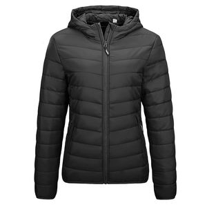 OEM Factory Prices Women's Customized Heated Eco-Friendly <b>Quilted</b> Puffer Coat Jacket Nylon Lining Waterproof Breathable Casual - Product Image 3