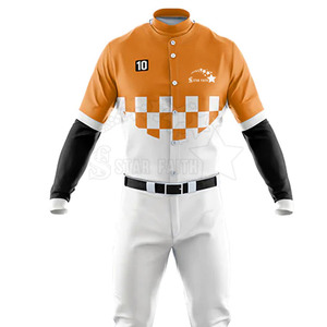 Uniforme de Béisbol de Poliéster de Alta Calidad, de Secado Rápido y Transpirable, con Diseño Nuevo, Servicio OEM Personalizable para Venta al Por Mayor - Product Image 4