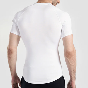 <b>Men's</b> <b>Compression</b> <b>Shirt</b>-Spandex/Nylon UPF50+ Breathable Quick Dry Eco-Friendly Short Sleeve for Gym/Workout/Bodybuilding - Product Image 2