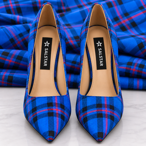 Escarpins à talons aiguilles personnalisés pour femme, à bout pointu, motif tartan écossais, chaussures de cérémonie et de mariage écossais - Product Image 6
