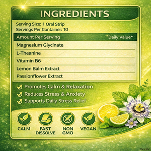 Tiras Orales <span class=keywords><strong>de</strong></span> Disolución Rápida para Alivio del Estrés y Relajación, Suplemento Dietético para Calmar la <span class=keywords><strong>Ansiedad</strong></span>, OEM ODM Venta al Por Mayor - Product Image 4