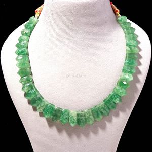 Green Strawberry Quartz Beaded <b>Necklace</b> For Women Handmade <b>Statement</b> Jewelry Green Gemstone <b>Necklace</b> Semi Precious For Jewelry - Product Image 5