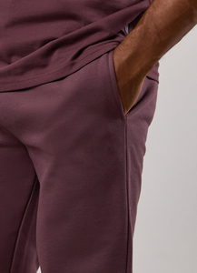 Pantalones Deportivos de Algodón Morado para Hombre, Cintura Elástica, Bolsillos Laterales, Ropa Casual de Otoño, Calidad Premium - Product Image 3