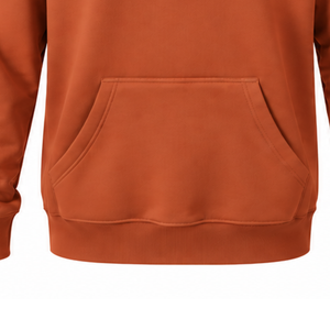 Men's Custom Terracotta Pullover <b>Hoodie</b> Fleece Sweatshirt Long Sleeve Regular Fit Drawstring Kangaroo Pocket Casual Streetwear - Product Image 5