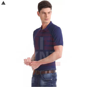 Camisetas tipo polo con cuello negro para hombre con logotipo bordado, camisetas polo de algodón para hombre, camisetas polo de algodón de talla grande para hombre - Product Image 6