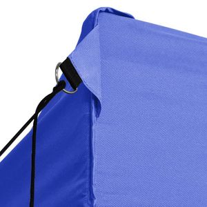 Carpa para Bodas y Fiestas de 10x13 Pies, Fabricada con Tela Oxford 600D Azul Acero con Revestimiento de PVC - Product Image 5